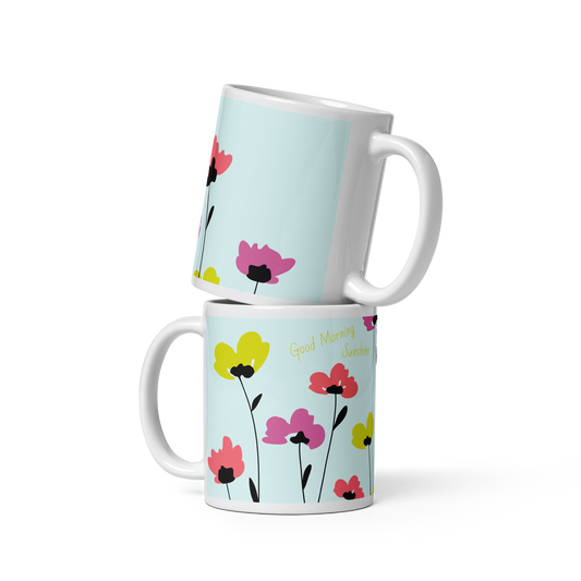 Spring Fever...White glossy mug