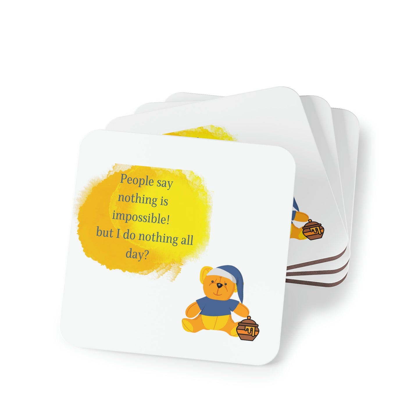 Winnie the Pooh Quote Coasters