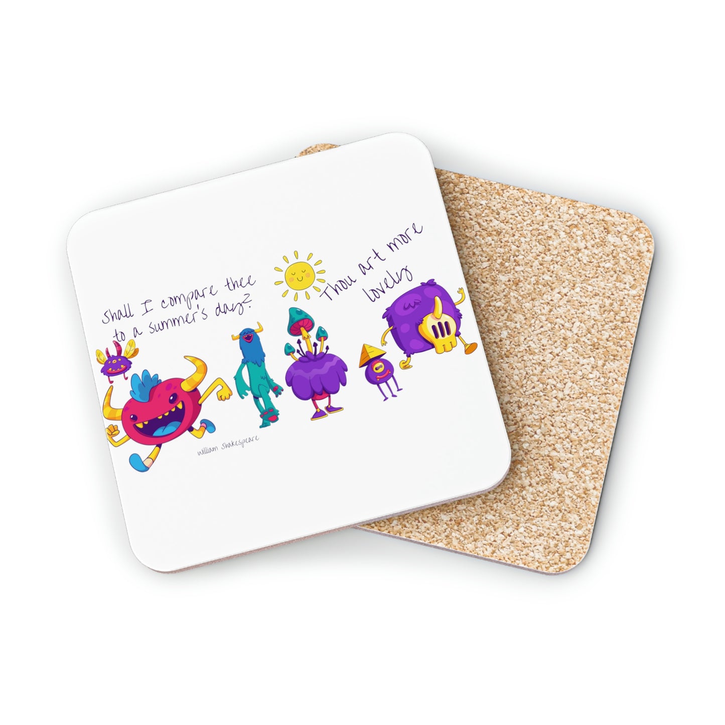 Shakespeare Quote Coasters (Romeo and Juliet)