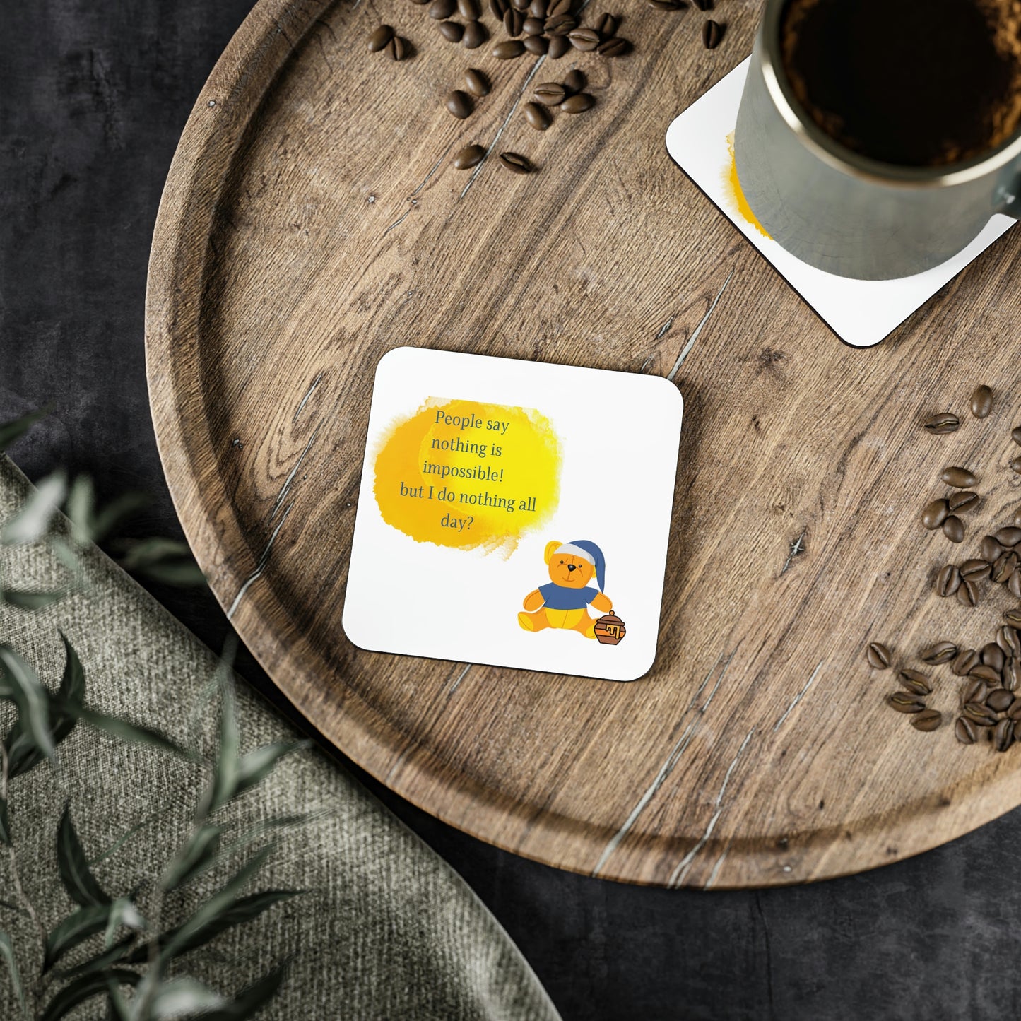 Winnie the Pooh Quote Coasters