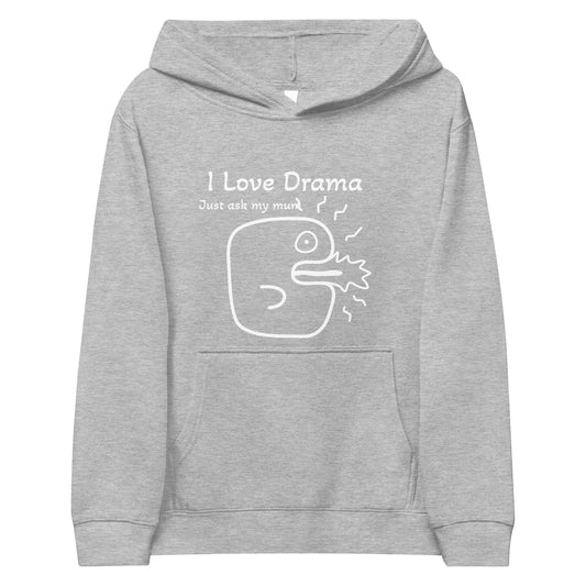 I Love Drama Kids Hoodie